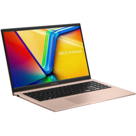 Laptop ASUS Vivobook 15 A1504ZA cu procesor Intel® Core™ i3-1215U pana la 4.40 GHz, 15.6'', Full HD, IPS, 8GB, 256GB SSD, Intel® UHD Graphics, No OS, Terra Cotta