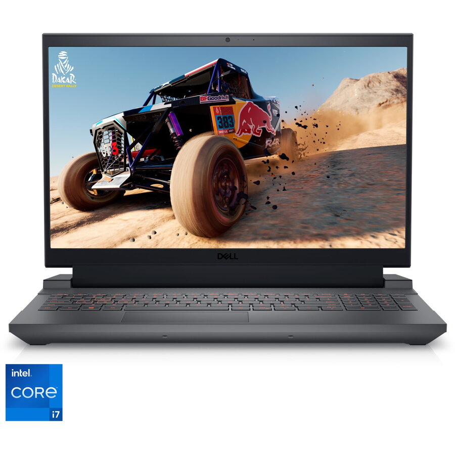 Laptop Gaming Dell Inspiron G15 5530 cu procesor Intel® Core™ i7-13650HX pana la 4.90 GHz, 15.6, Full HD, 165Hz, 16GB DDR5, 512GB SSD, NVIDIA GeForce RTX 4050 6GB GDDR6, Ubuntu, Dark Shadow Gray, 3Y Carry In Service Warranty