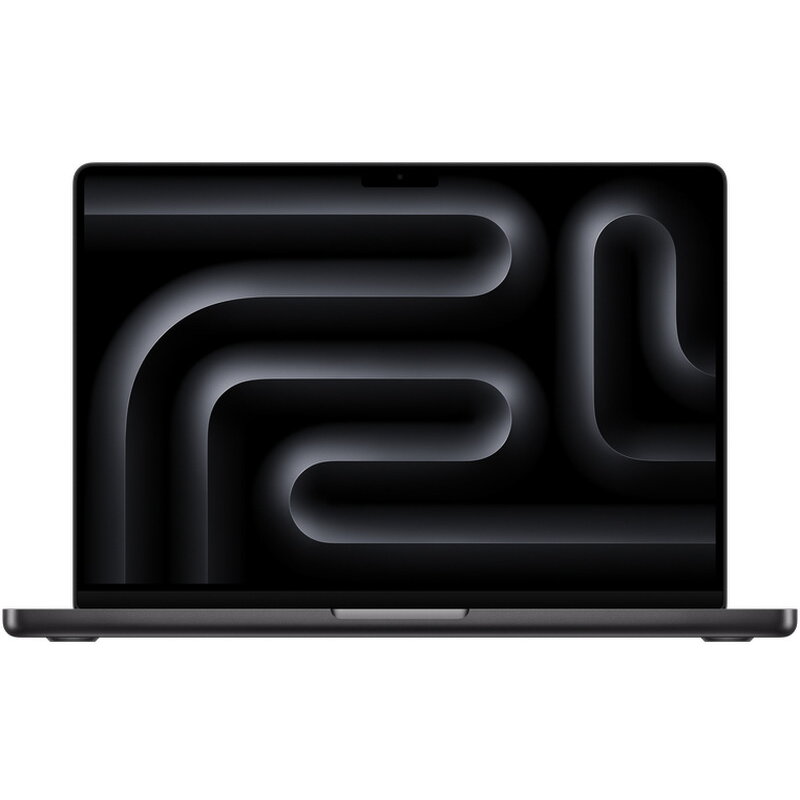 Laptop Apple MacBook Pro 14 cu procesor Apple M3 Pro, 12 nuclee CPU si 18 nuclee GPU, 1TB SSD, Space Black, INT KB