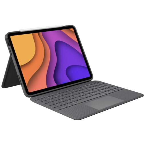 Husa cu tastatura Logitech Folio Touch 920‑009751 pentru iPad Pro 11 Gen 1/2 Gri