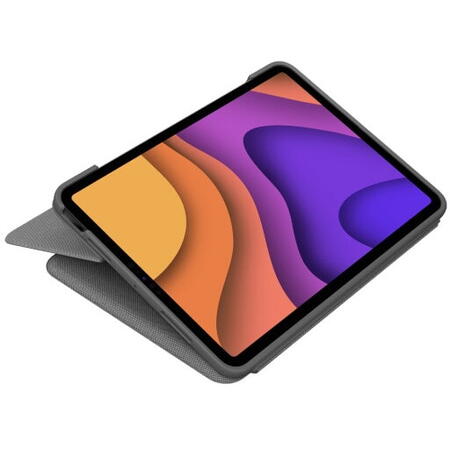 Husa cu tastatura Logitech Folio Touch 920‑009751 pentru iPad Pro 11" Gen 1/2 Gri