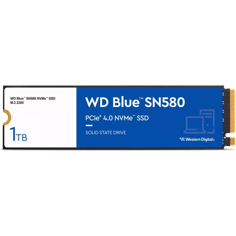 SSD Western Digital Blue SN580 M.2 1 TB PCI Express 4.0 TLC NVMe
