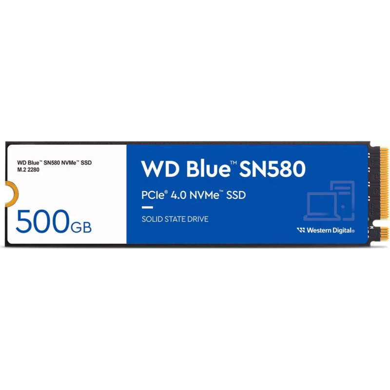 SSD Western Digital Blue SN580 M.2 500 GB PCI Express 4.0 TLC NVMe
