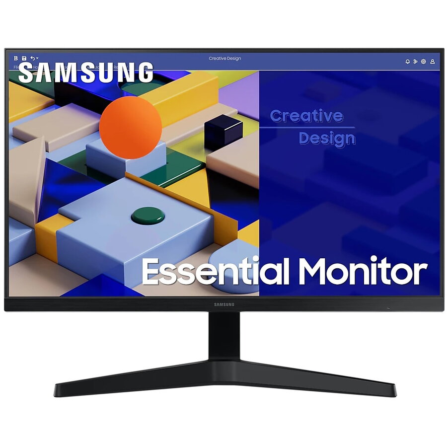 Monitor Samsung LS24C310EAUXEN, IPS LED 24, Full HD (1920 x 1080), VGA, HDMI, AMD FreeSync, Negru