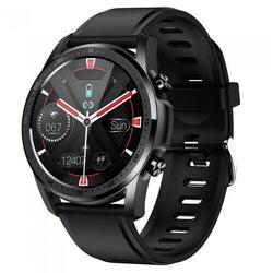 Smartwatch iHunt Watch 3 Titan, Display HD 1.28", Bluetooth, Bratara Silicon, Rezistenta la apa IP67, Android/iOS (Negru)