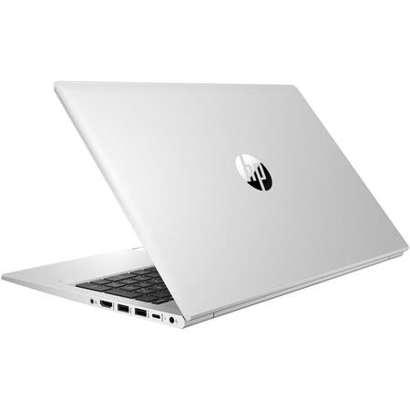 Laptop HP ProBook 450 G9 cu procesor Intel Core i5-1235U 10 Core (1.3GHz, up to 4.4GHz, 12MB), 15.6 inch FHD, Intel Iris X Graphics, 16GB DDR4, SSD, 512GB PCIe NVMe, Free DOS, Pike Silver