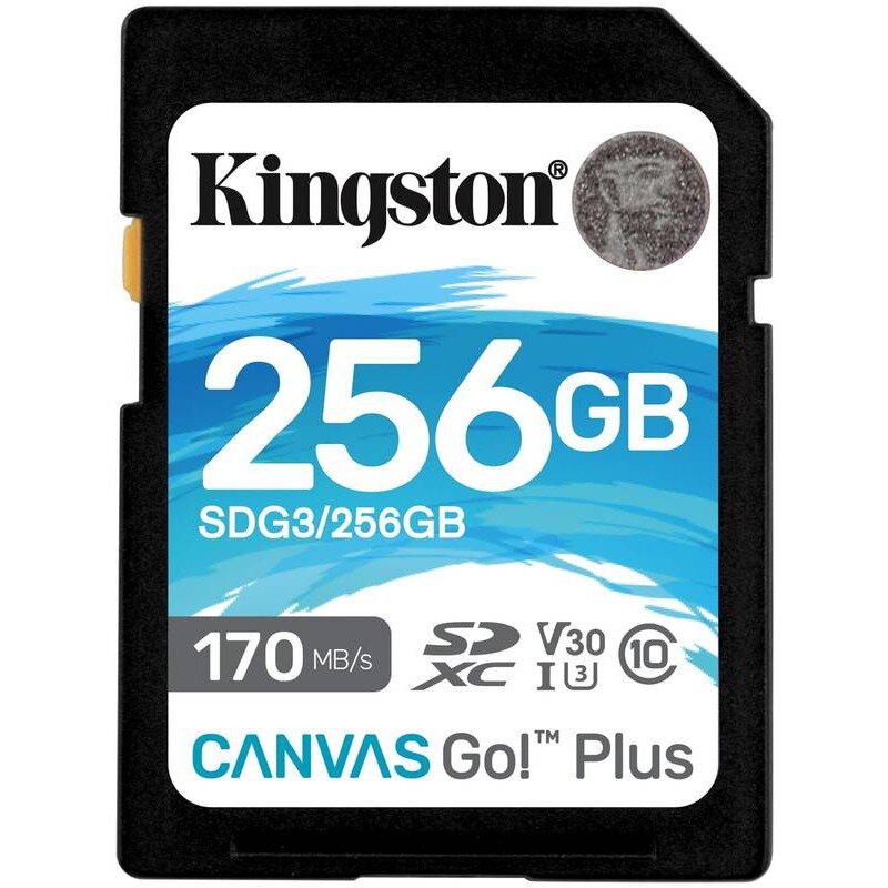 Card memorie Kingston SDXC Canvas GO Plus Clasa 10 UHS-I 256GB