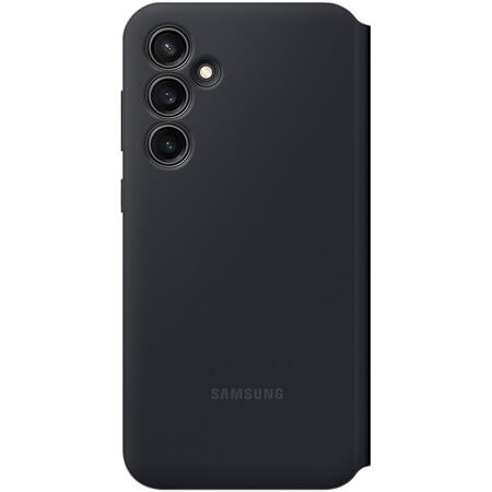 Husa de protectie Samsung Flip S-View Wallet Cover pentru Galaxy S23 FE, Black