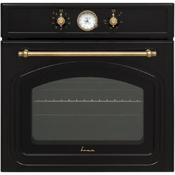 Cuptor incorporabil Fram FBO-V659GCA-RBK, Electric, 65 l, Clasa A, Timer Analog, Grill, Iluminare, Design rustic, Negru