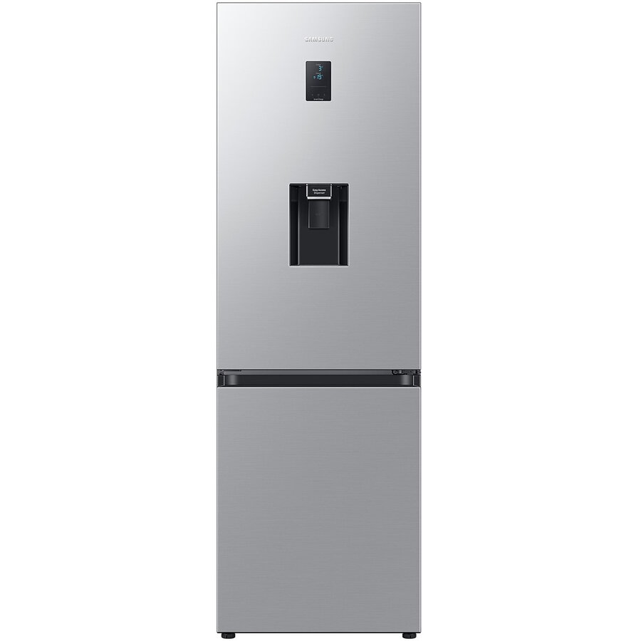 Combina frigorifica Samsung RB34C652ESA/EF, 341 l, All Around Cooling, SmartThings Energy, SpaceMax, Clasa E, H 185.3 cm, Argintiu