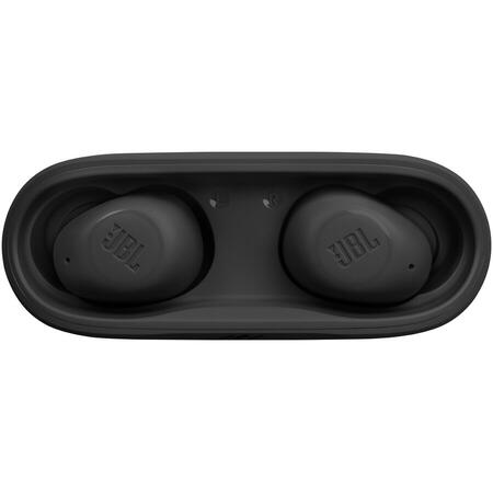 Casti audio in-ear JBL Vibe Buds, True Wireless, Bluetooth, Negru