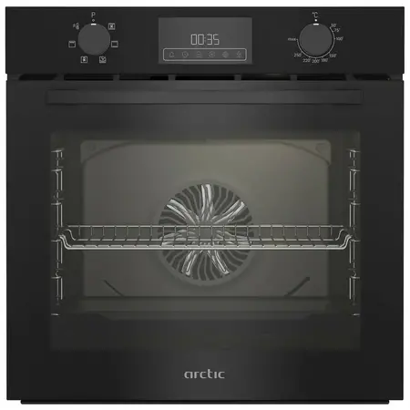 Cuptor incorporabil Arctic ARVI1130BC, Electric, 71 l, Autocuratare catalitica, Timer, Aqua Drop Clean, Touch & knob control, Clasa A, Negru