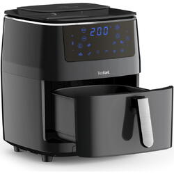 Friteuza cu aer cald Tefal EasyFry Grill & Steam FW201815, 1700 W, 7 programe automate, capacitate 6.5L, tehnologie ExtraCrisp, functie gatit la abur, negru