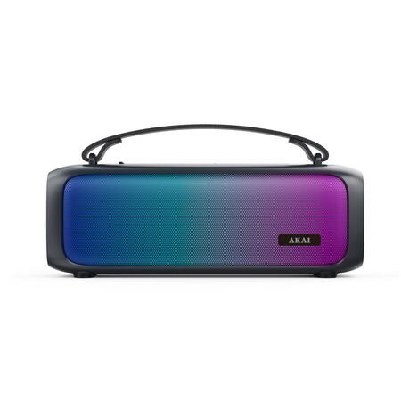 Boxa portabila ABTS-08-BK, 8 W, Lumini RGB, FM Radio, Bluetooth, Negru