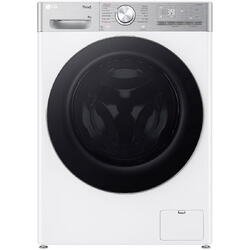 Masina de spalat rufe LG F2WR909P3W, 9 kg, 1200 rpm, Clasa A, Motor Direct Drive, Steam+, Smart Diagnosis, Alb