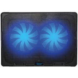 Spacer Stand/Cooler notebook Gaming 2F, pana la 17.3 inch, 2 ventilatoare 140mm, iluminare LED