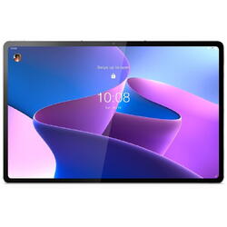 Tableta Tab P12 Pro, 12.6 inch Multi-touch 2K AMOLED, Snapdragon 870 5G 3.2GHz, Octa Core, 6GB RAM, 128GB flash, Wi-Fi, Bluetooth, GPS, Android 11, Storm Grey + Lenovo Precision Pen 3