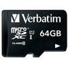 VERBATIM Card de memorie MicroSDXC , 64GB