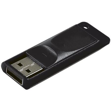 USB Flash Drive Slider 2.0, 64GB, Negru