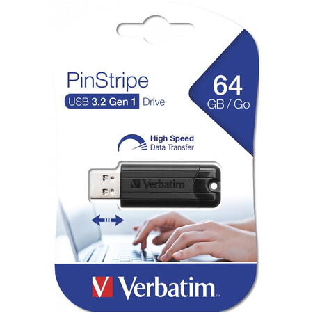 USB Flash Drive PinStripe 3.2Gen1, 64GB