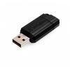 VERBATIM USB Flash Drive , SnG, 128GB, 2.0, NegruPinStripe