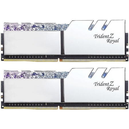 Memorie  Trident Z Royal RGB Silver 16GB DDR4 4266MHz CL19 1.4v Dual Channel Kit