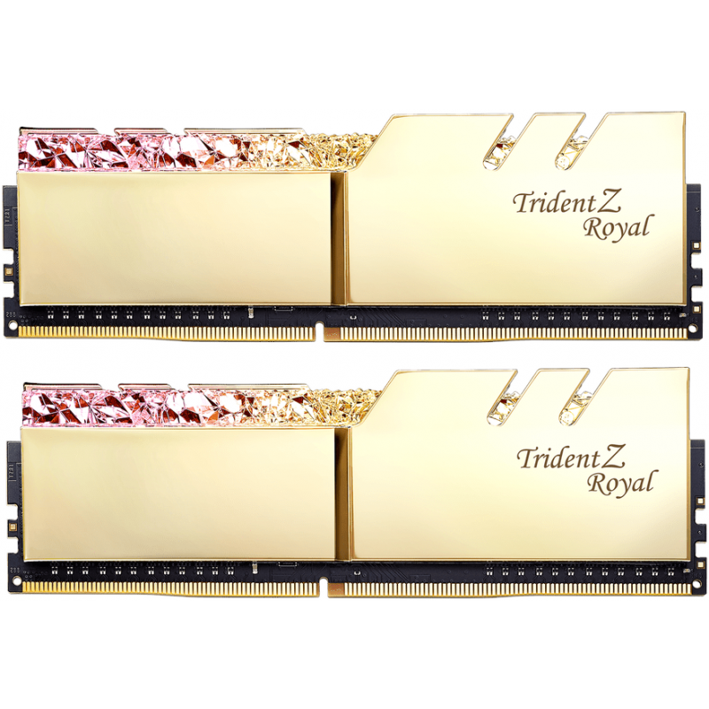 Memorie Trident Z Royal RGB Gold 16GB DDR4 3600MHz CL18 Dual Channel Kit