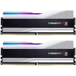 G.SKILL Memorie Trident Z5 RGB Silver 64GB DDR5 6000MHz CL32 Dual Channel Kit