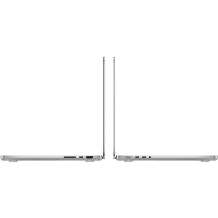 Laptop Apple MacBook Pro 14" cu procesor Apple M3 Max, 16 nuclee CPU si 40 nuclee GPU, 48GB RAM, 1TB SSD, Silver, INT KB, 96W USB-C
