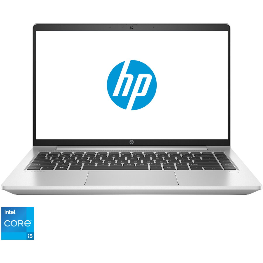 Laptop HP ProBook 440 G9 cu procesor Intel® Core™ i5-1235U pana la 4.40 GHz, 14, Full HD, IPS, 8GB DDR4, 256GB SSD, Intel® Iris® Xᵉ Graphics, Free DOS, Silver