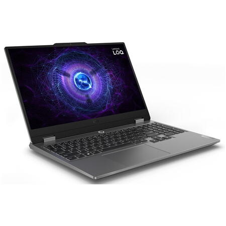Laptop Gaming Lenovo LOQ 15IRX9 cu procesor Intel® Core™ i7-13650HX pana la 4.9 GHz, 15.6", Full HD, IPS, 16GB, 1TB SSD, NVIDIA® GeForce RTX™ 4050 6GB GDDR6, No OS, Luna Grey