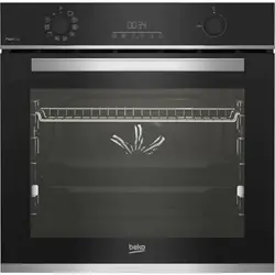 Cuptor incorporabil Beko BBIM13300XFFMP, Electric, 72 l, Autocuratare pirolitica, FlexiCrisp, AEROperfect, RecycledNet, SteamShine Cleaning, Rafturi telescopice, SoftClose door, Grill, 3D Cooking, Display LED, Control touch, Clasa A+, Negru