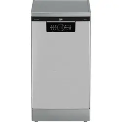 Masina de spalat vase Beko BDFS26046XQ, 10 seturi, 6 programe, Motor ProSmart Inverter, Clasa C, TimeDelay, AquaIntense, 45 cm, Inox