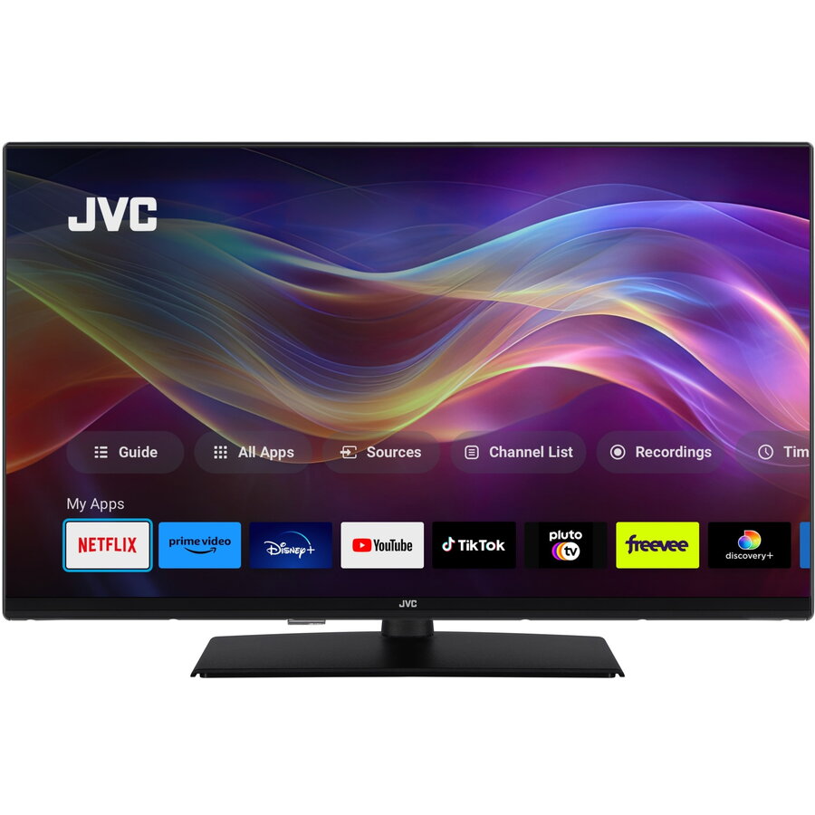 smart tv clasa energetica a++ Televizor LED JVC 32VH5300, 81 cm, Smart TV, HD Ready, Clasa E