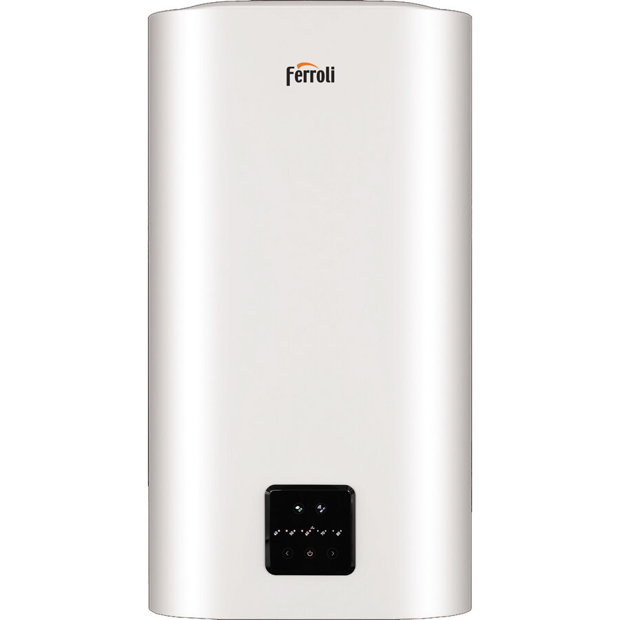 Boiler electric Ferroli TITANO TWIN 80, 1800 W, 80 l, control Wi-Fi, rezervor dublu, panou de control digital