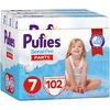 Scutece-chilotel Pufies Pants Sensitive, 7 Extra Extra Large, Multipack, 17+ kg, 102 buc