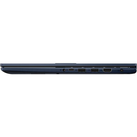 Laptop VivoBook 15 A1504VA cu procesor Intel®Core™ i3-1215U pana la 4.40 GHz, 15.6", Full HD, 8GB, 512GB SSD, Intel® UHD Graphics, No OS, Quiet Blue