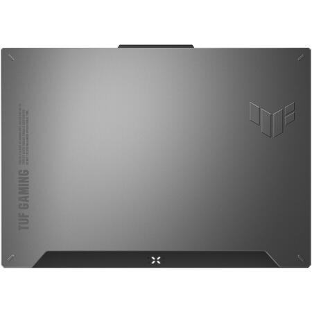 Laptop Gaming ASUS TUF F15 FX507VV cu procesor Intel® Core™ i7-13620H pana la 4.9 GHz, 15.6", Full HD, IPS, 144Hz, 16GB, 1TB SSD, NVIDIA® GeForce RTX™ 4060 8GB GDDR6, No OS, Jaeger Gray