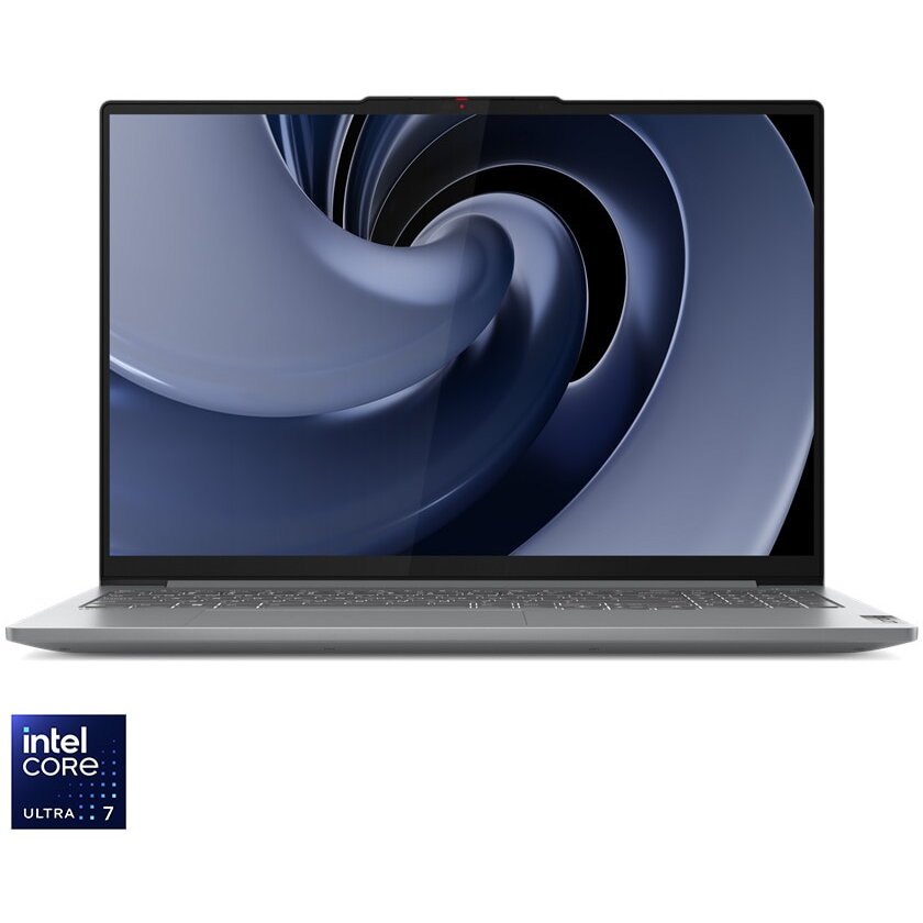 Laptop 16'' IdeaPad Pro 5 16IMH9, 2.5K IPS 120Hz, Procesor Intel® Core™ Ultra 7 155H (24M Cache, up to 4.80 GHz), 32GB DDR5X, 1TB SSD, Intel Arc, No OS, Arctic Grey
