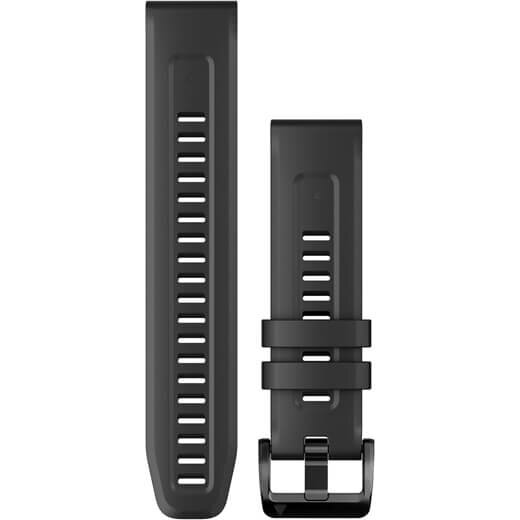 Curea Smartwatch Garmin, QuickFit®, 22 mm, silicon, Black