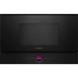 Cuptor cu microunde incorporabil Bosch BFR7221B1, 21 l, 900 W, Autocuratare hidrolitica, 20 functii , Negru