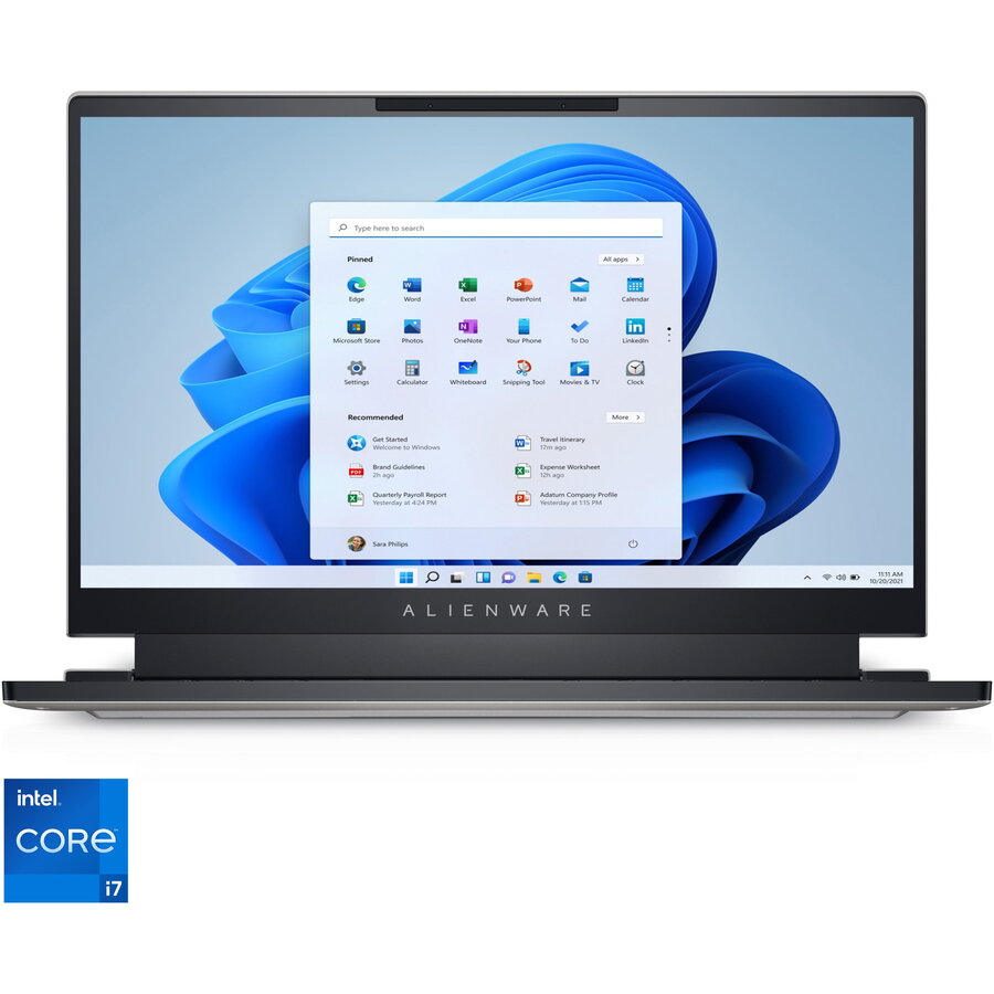 Laptop Gaming Dell Alienware x14 cu procesor Intel® Core™ i7-12700H pana la 4.7GHz, 14.0, Full HD, 144Hz, 16GB DDR5, 1TB SSD, NVIDIA® GeForce RTX™ 3060 6GB GDDR6, Windows 11 Pro, Lunar Light, 3 Onsite Hardware Service Extension