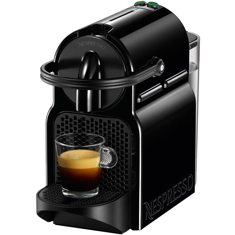 Espressor Nespresso Inissia EN 80.B, 0.8 l, 1260 W, 19 bar, Capsule, Negru