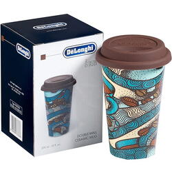 Cana termica DeLonghi THE TASTER DLSC055, Ceramica, Perete dublu, 300 ml