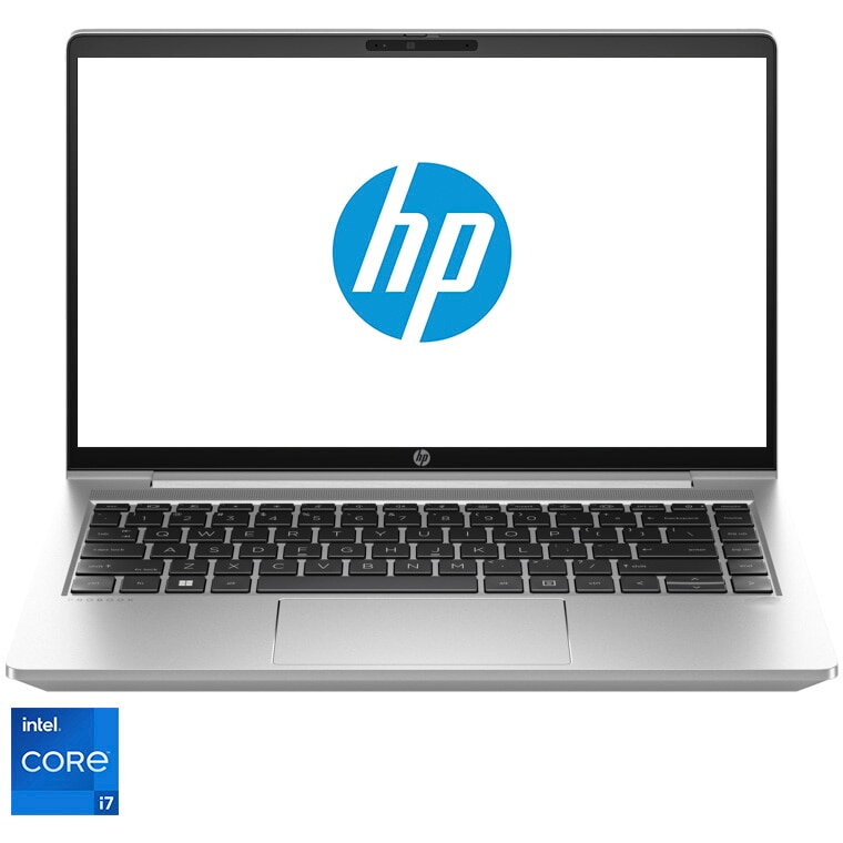 Laptop HP ProBook 440 G10 cu procesor Intel® Core™ i7-1355U pana la 5.0 GHz, 14, Full HD, IPS, 16GB DDR4, 512GB SSD, Intel® UHD Graphics, Free DOS, Pike Silver