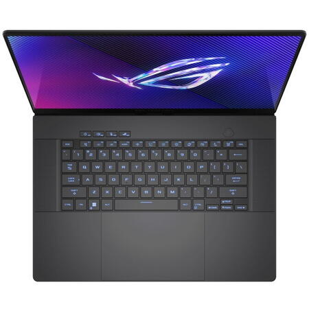 Laptop Gaming ASUS ROG Zephyrus G16 GU605MI cu procesor Intel® Core™ Ultra 7 155H pana la 4.8 GHz, 16", QHD+, OLED, 240Hz, 32GB DDR5, 1TB SSD, NVIDIA® GeForce RTX™ 4070 8GB GDDR6, Windows 11 Pro, Eclipse Gray