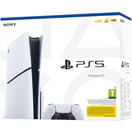Consola PlayStation 5 (PS5) Slim, 1TB SSD, D-Chassis