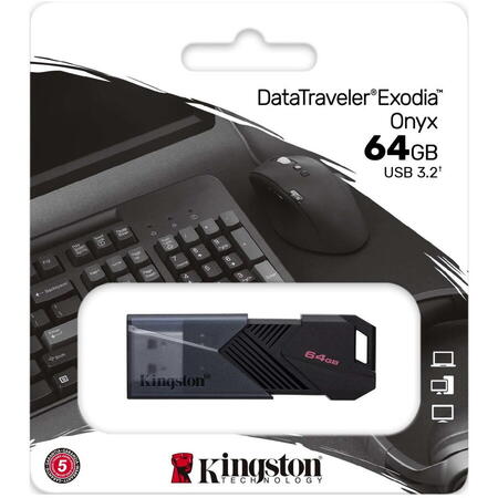 KINGSTON 64GB DataTraveler Exodia Onyx