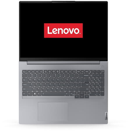 Laptop Lenovo ThinkBook 16 G6 IRL cu procesor Intel® Core™ i5-1335U pana la 4.6 GHz, 16", WUXGA, IPS, 16GB, 512GB SSD, Intel® UHD Graphics, Windows 11 Pro, Arctic Grey