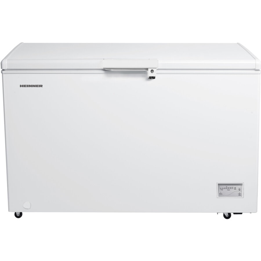 Lada frigorifica Heinner HCF-HM371CE++, 371 l, Clasa E, Control Electronic, Functie frigiderm Iluminare LED, Alb
